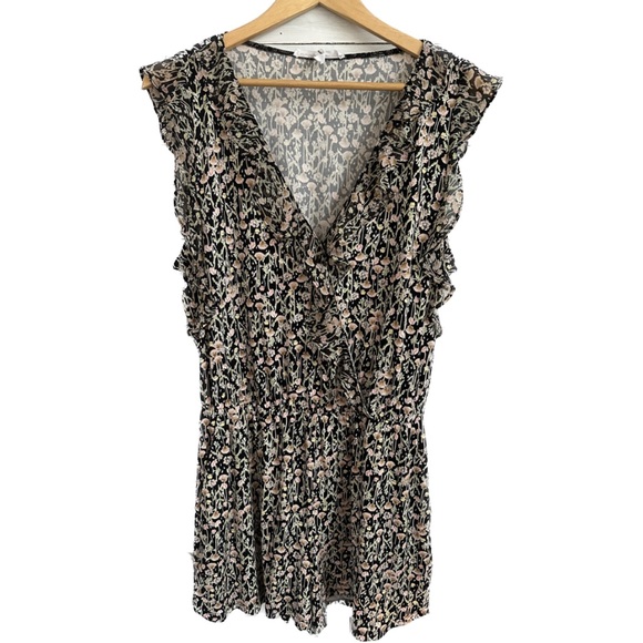 BCBG Generation | Floral Short Romper with Pockets | Size M - Picture 1 of 3